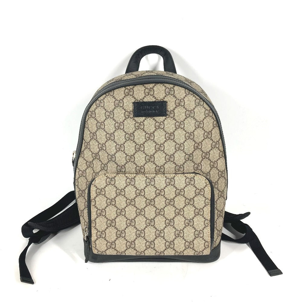 GUCCI Backpack 429020 GG Supreme canvas, leather beige GG Supreme Backpack