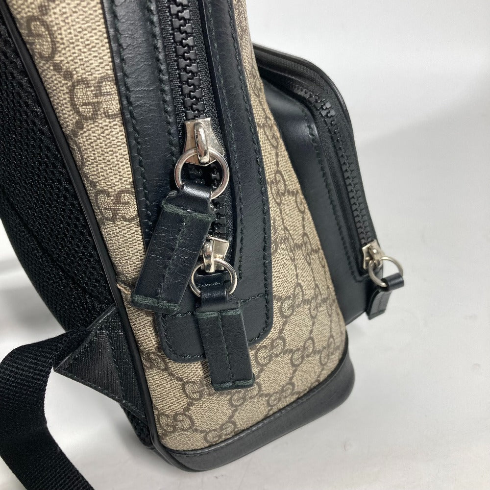 GUCCI Backpack 429020 GG Supreme canvas, leather beige GG Supreme Backpack