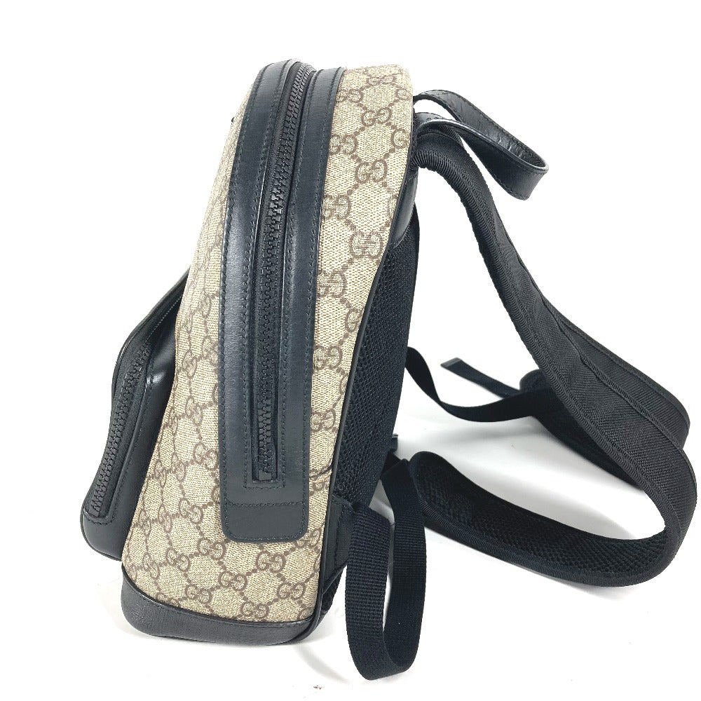 GUCCI Backpack 429020 GG Supreme canvas, leather beige GG Supreme Backpack