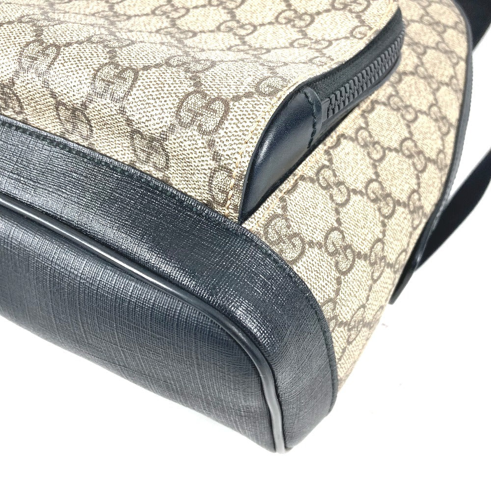 GUCCI Backpack 429020 GG Supreme canvas, leather beige GG Supreme Backpack