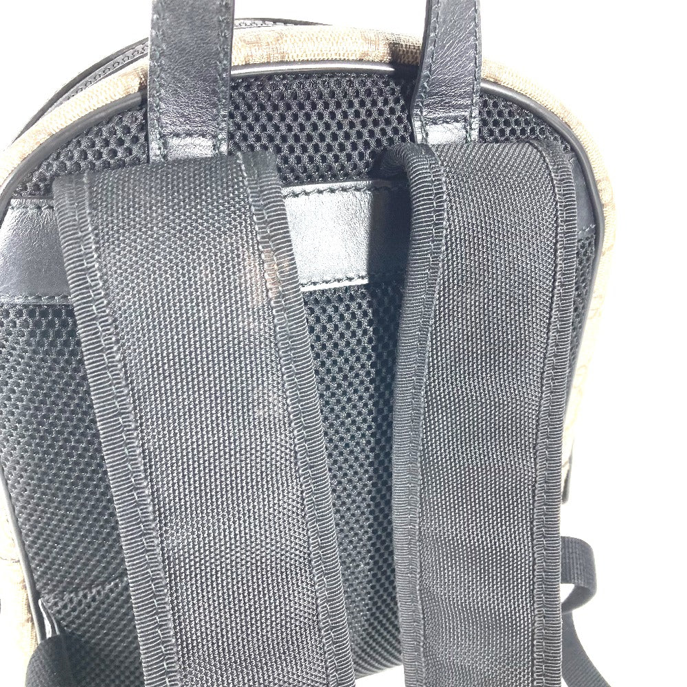 GUCCI Backpack 429020 GG Supreme canvas, leather beige GG Supreme Backpack