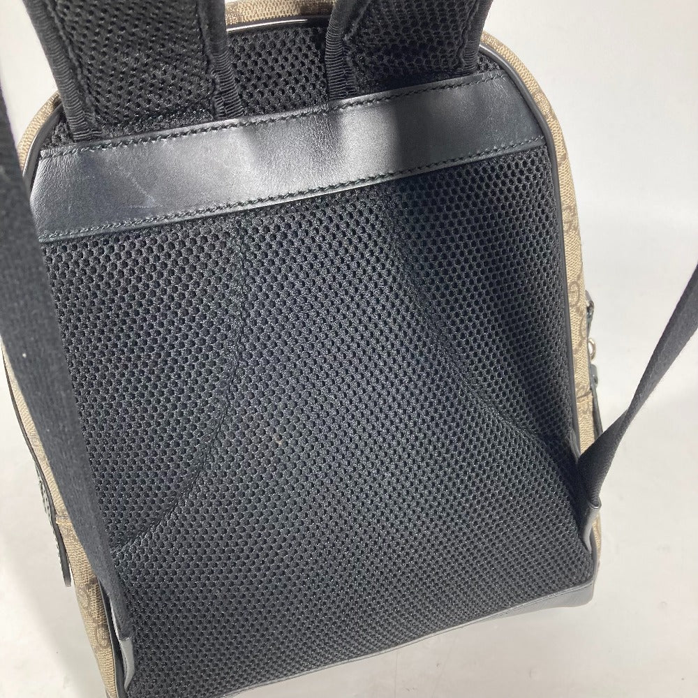 GUCCI Backpack 429020 GG Supreme canvas, leather beige GG Supreme Backpack