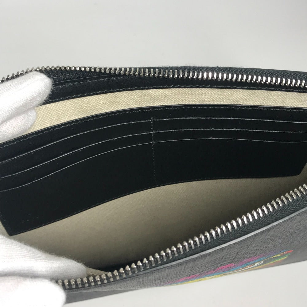 GUCCI Clutch bag 547084 GG Supreme canvas, leather black GG Supreme BESTIARY
