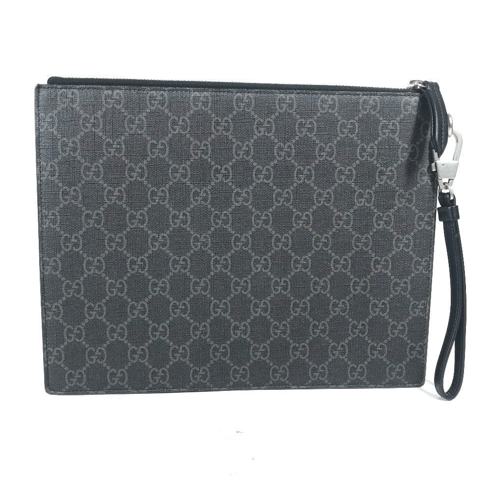 GUCCI Clutch bag 547084 GG Supreme canvas, leather black GG Supreme BESTIARY