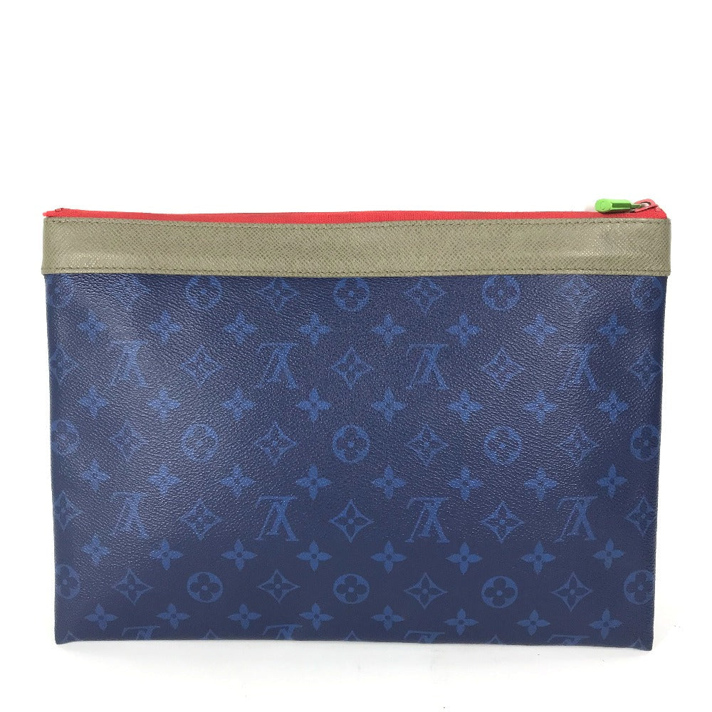 LOUIS VUITTON Clutch bag M63047 Monogram canvas blue Monogram Pacific Pochette Apollo