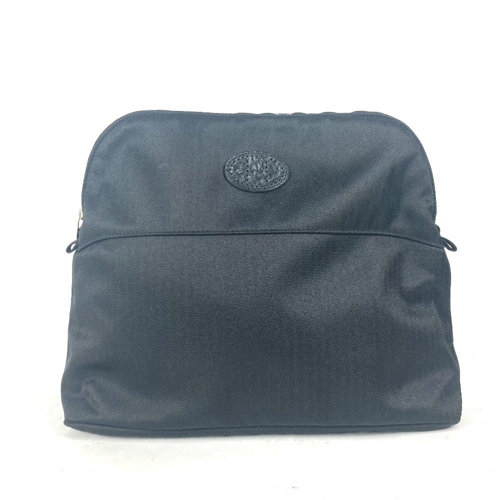 HERMES Pouch Cotton, Polyamide black SONY OPEN FUJITV 2007 H Logo Golf Pouch Bolide Pouch GM Women(Unisex) Used