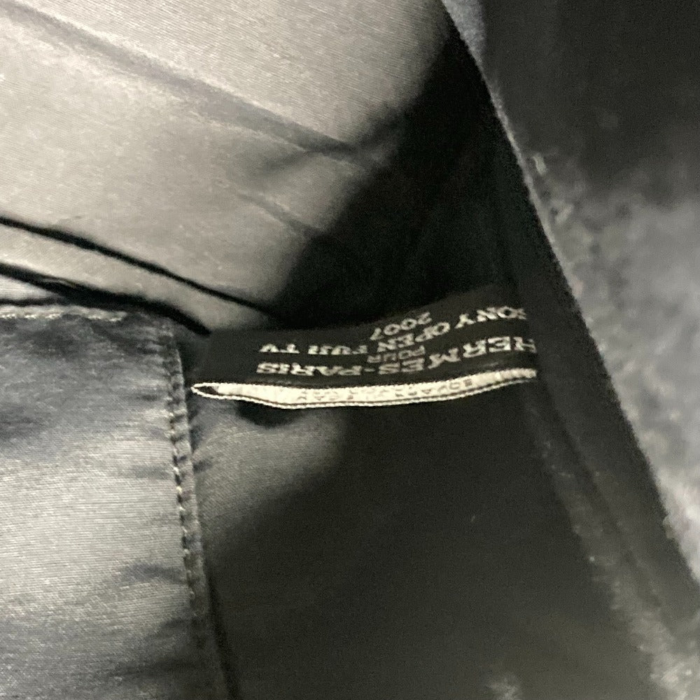 HERMES Pouch Cotton, Polyamide black SONY OPEN FUJITV 2007 H Logo Golf Pouch Bolide Pouch GM Women(Unisex) Used