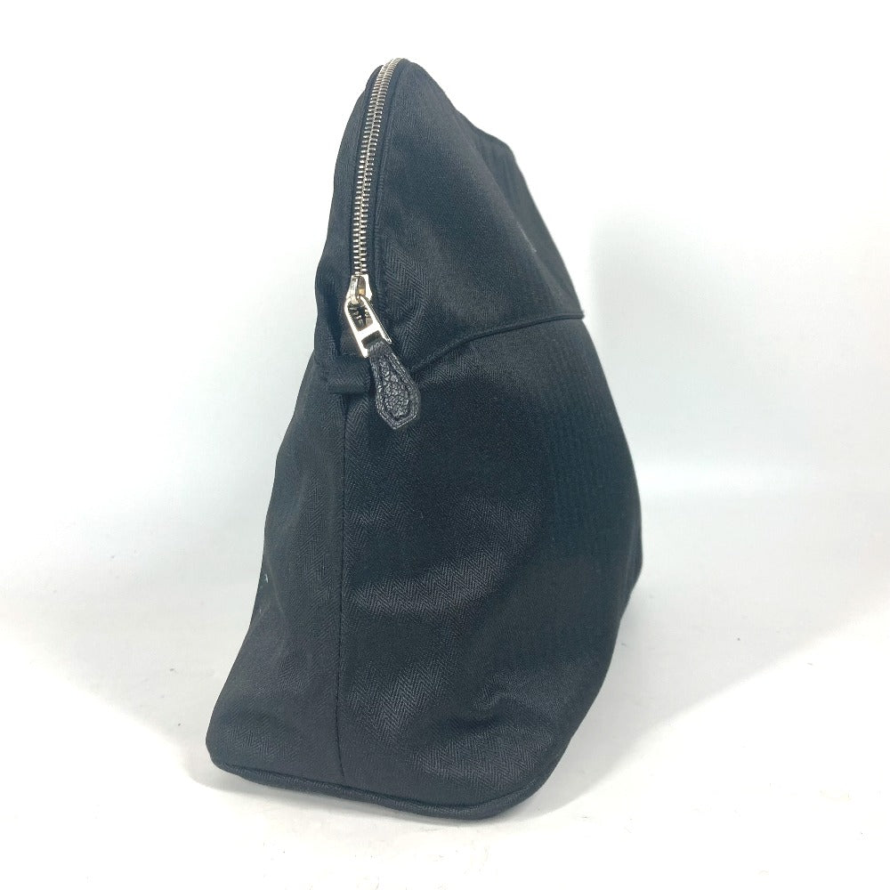 HERMES Pouch Cotton, Polyamide black SONY OPEN FUJITV 2007 H Logo Golf Pouch Bolide Pouch GM Women(Unisex) Used
