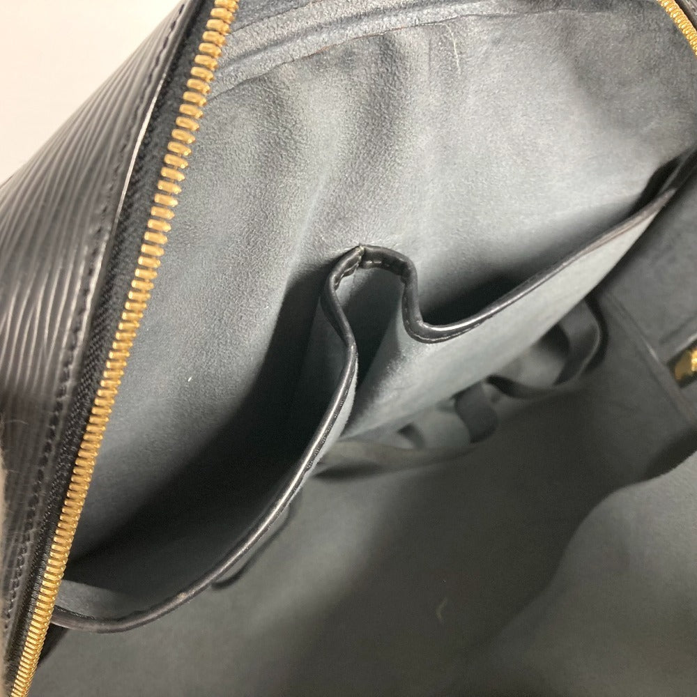 LOUIS VUITTON Handbag Epi Leather black Epi Special Order Deauville Women Used
