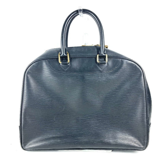 LOUIS VUITTON Handbag Epi Leather black Epi Special Order Deauville Women Used