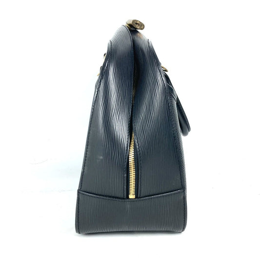 LOUIS VUITTON Handbag Epi Leather black Epi Special Order Deauville Women Used