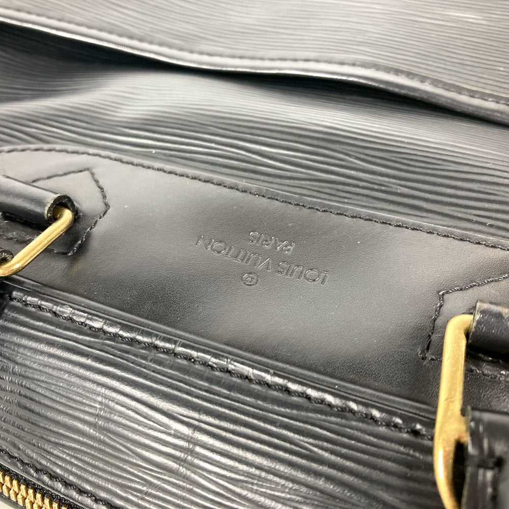 LOUIS VUITTON Handbag Epi Leather black Epi Special Order Deauville Women Used