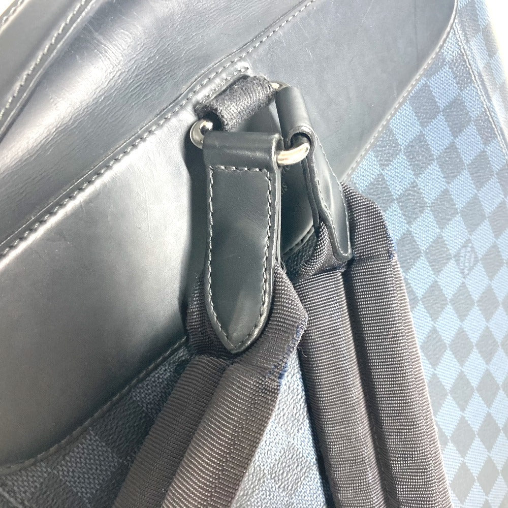 LOUIS VUITTON Backpack N41586 Damier Cobalt Canvas Navy Damier Cobalt Newport unisex(Unisex) Used