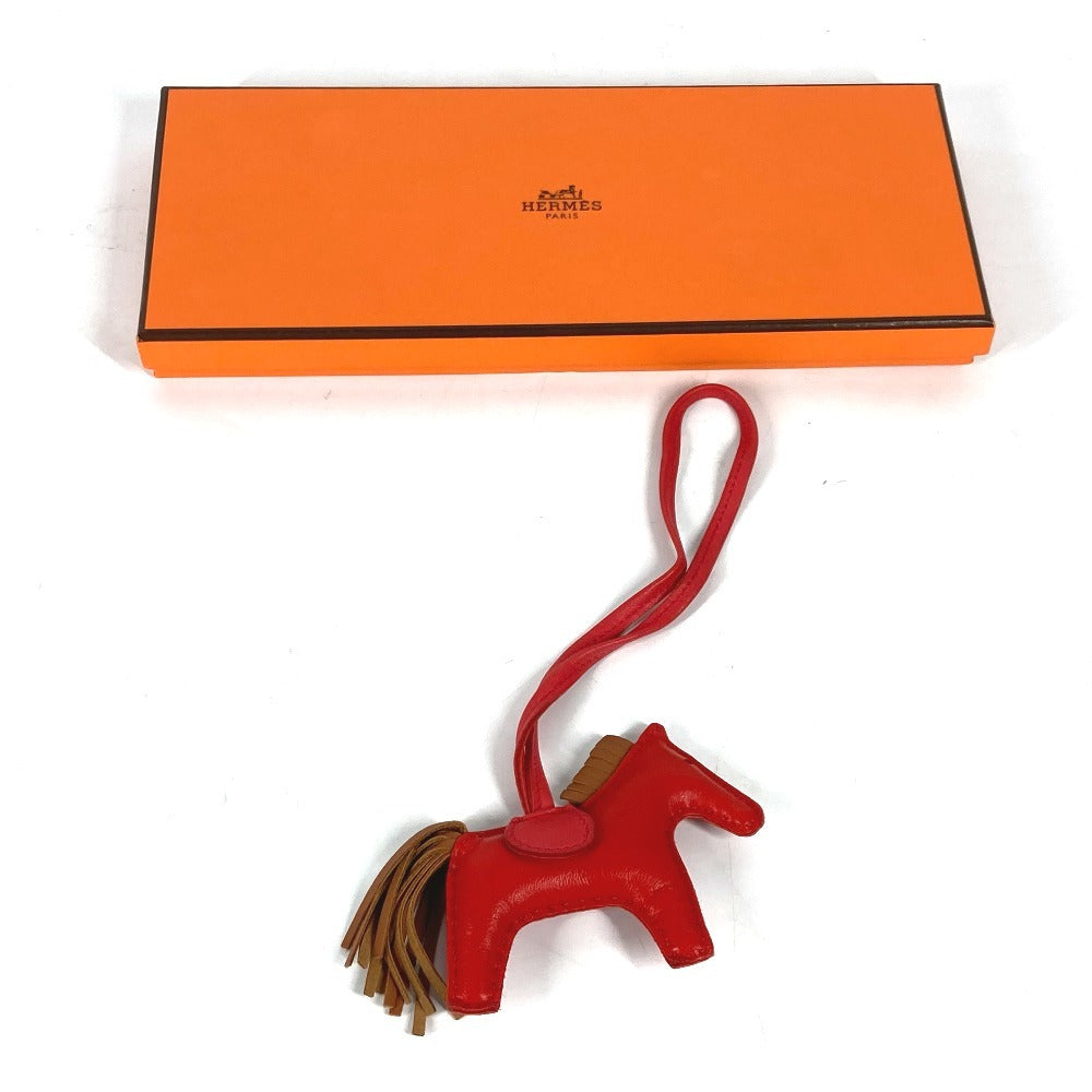 HERMES charm Anyo Miro Red Horse Rodeo PM Women Used