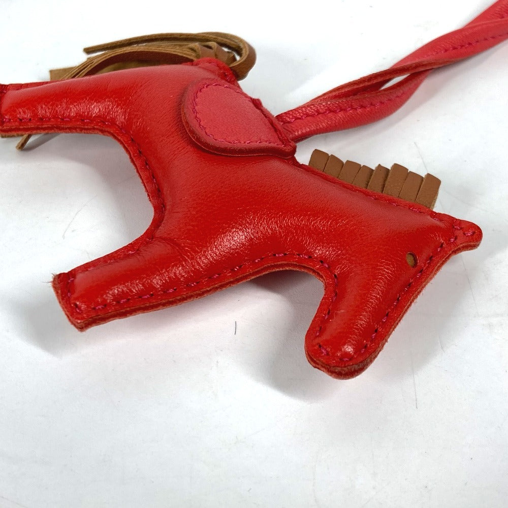 HERMES charm Anyo Miro Red Horse Rodeo PM Women Used