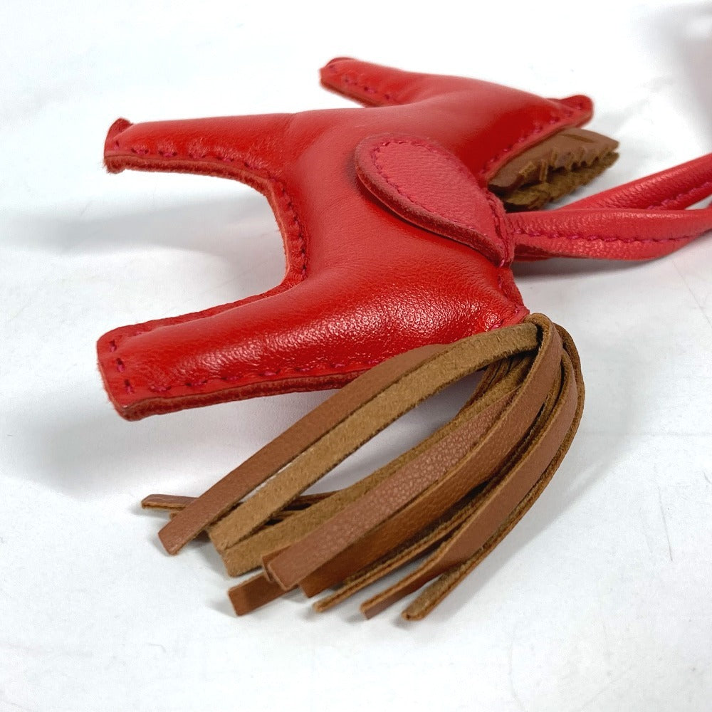 HERMES charm Anyo Miro Red Horse Rodeo PM Women Used
