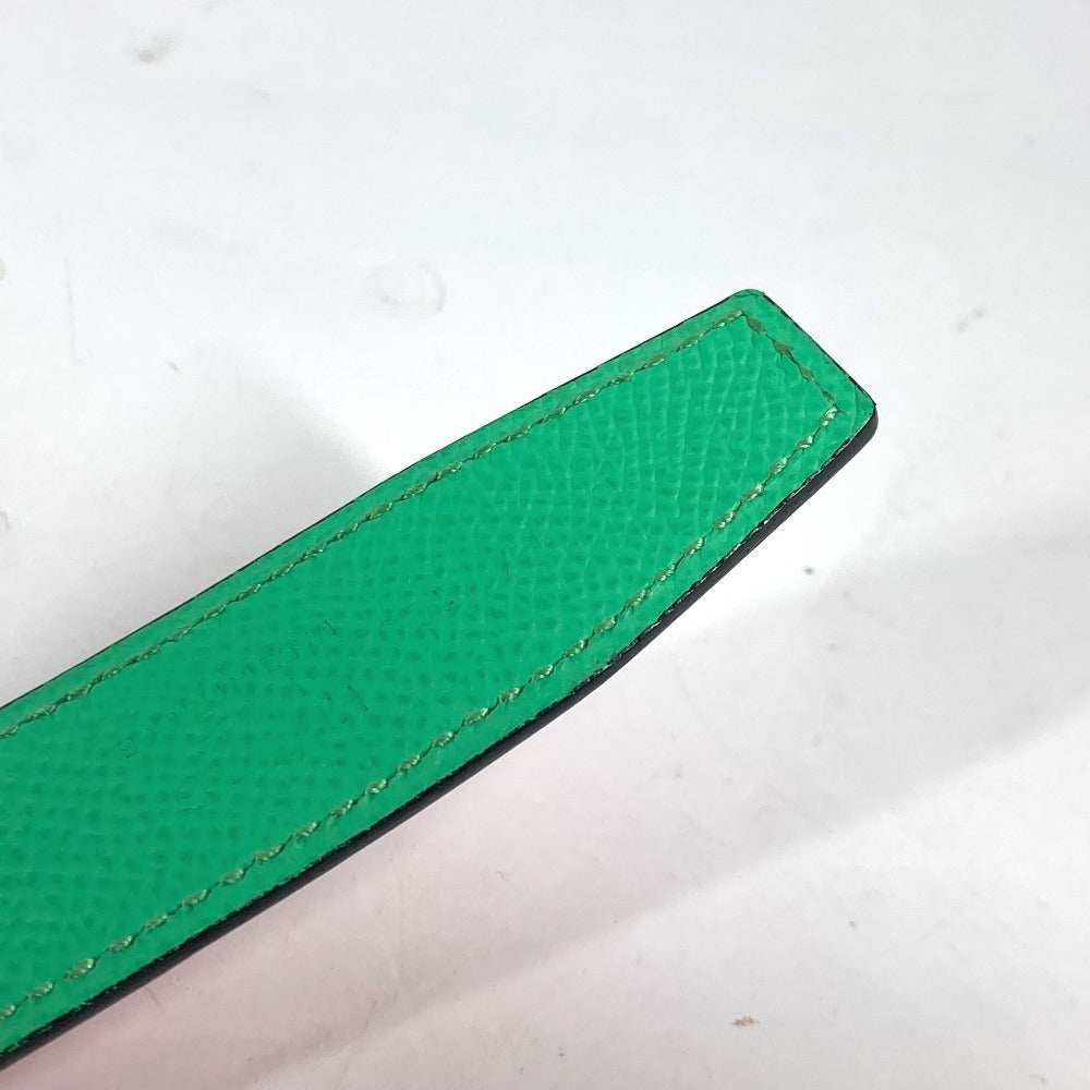 HERMES belt Epsom, Swift Pink x green Constance reversible H belt Women 75 Used