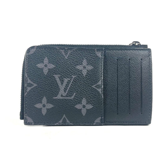 LOUIS VUITTON Folded wallet M81568 Monogram Eclipse Canvas black Monogram Eclipse hybrid wallet unisex(Unisex) Used
