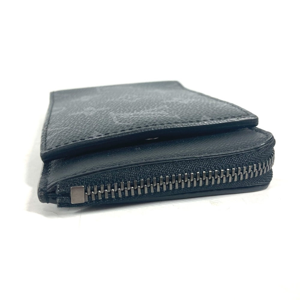 LOUIS VUITTON Folded wallet M81568 Monogram Eclipse Canvas black Monogram Eclipse hybrid wallet unisex(Unisex) Used