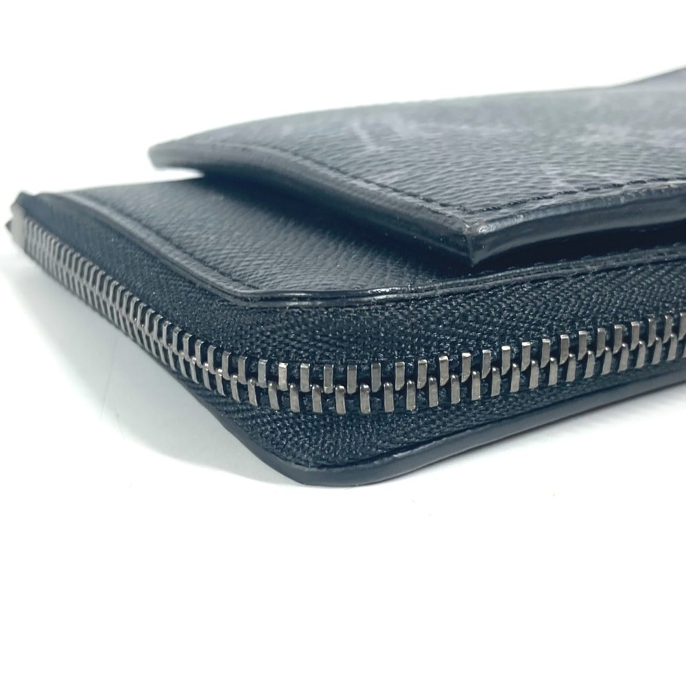 LOUIS VUITTON Folded wallet M81568 Monogram Eclipse Canvas black Monogram Eclipse hybrid wallet unisex(Unisex) Used