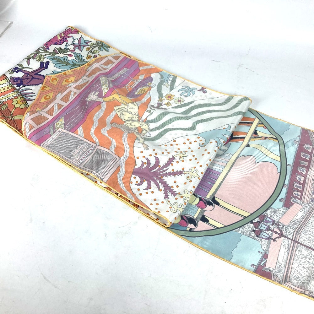 HERMES scarf silk multicolor LE PREMIER CHANT WOW Women Used