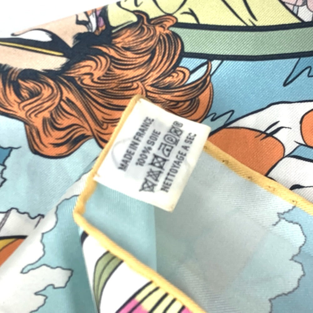 HERMES scarf silk multicolor LE PREMIER CHANT WOW Women Used