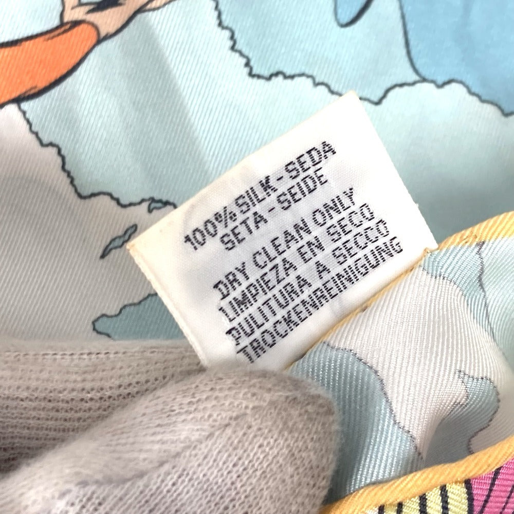 HERMES scarf silk multicolor LE PREMIER CHANT WOW Women Used