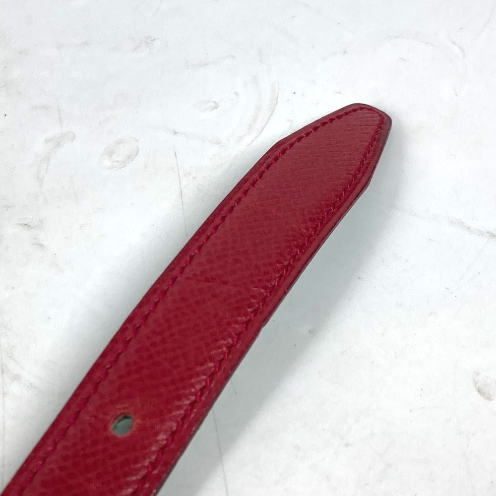 HERMES belt leather Red x green By color H belt Women 60 Used