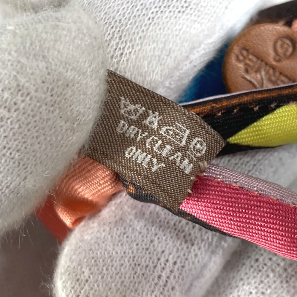 HERMES Necklace silk multicolor choker Petit h petit ash Women Used