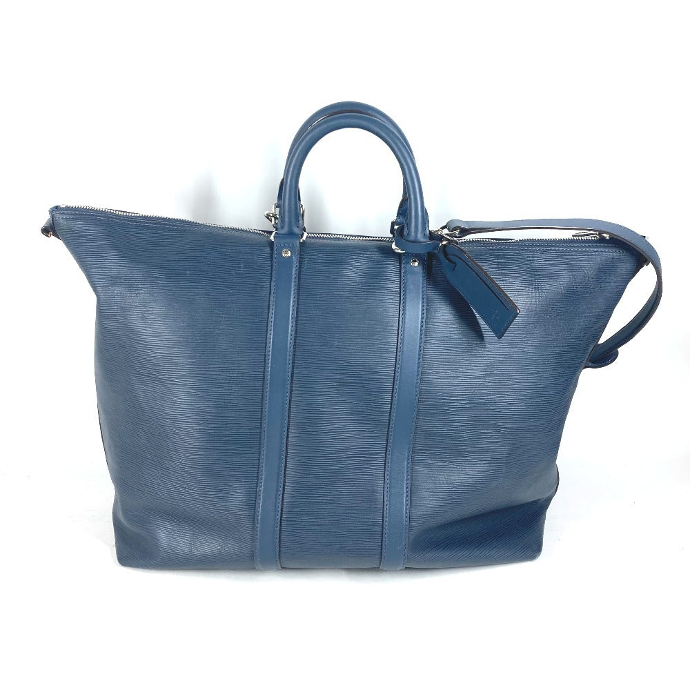 LOUIS VUITTON Boston Duffel bag M40895 Epi Leather blue Epi Hippopotamus unisex(Unisex) Used