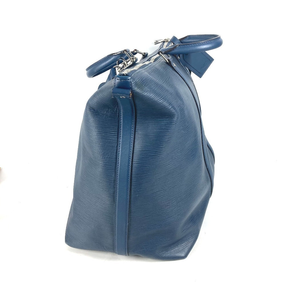 LOUIS VUITTON Boston Duffel bag M40895 Epi Leather blue Epi Hippopotamus unisex(Unisex) Used