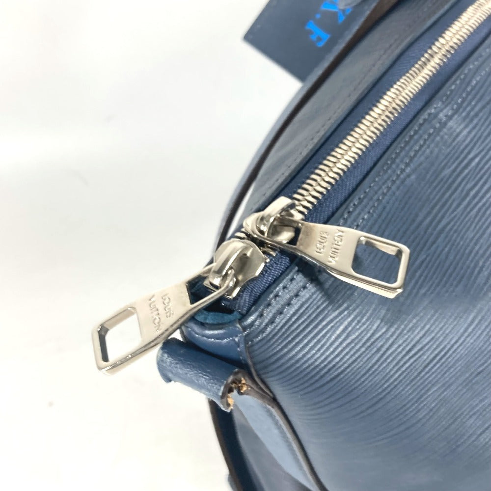 LOUIS VUITTON Boston Duffel bag M40895 Epi Leather blue Epi Hippopotamus unisex(Unisex) Used