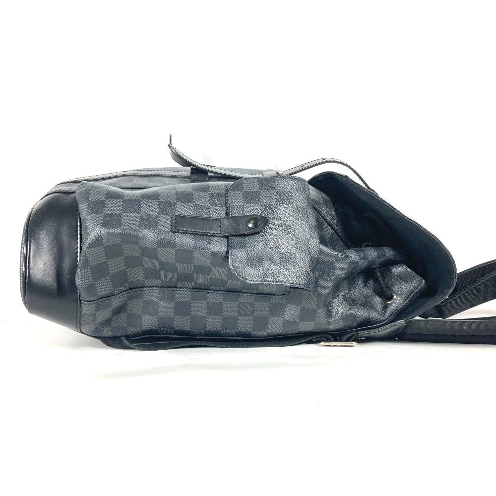 LOUIS VUITTON Backpack N41379 Damier Grafitto Canvas black Damier Grafitte Christopher MM mens Used