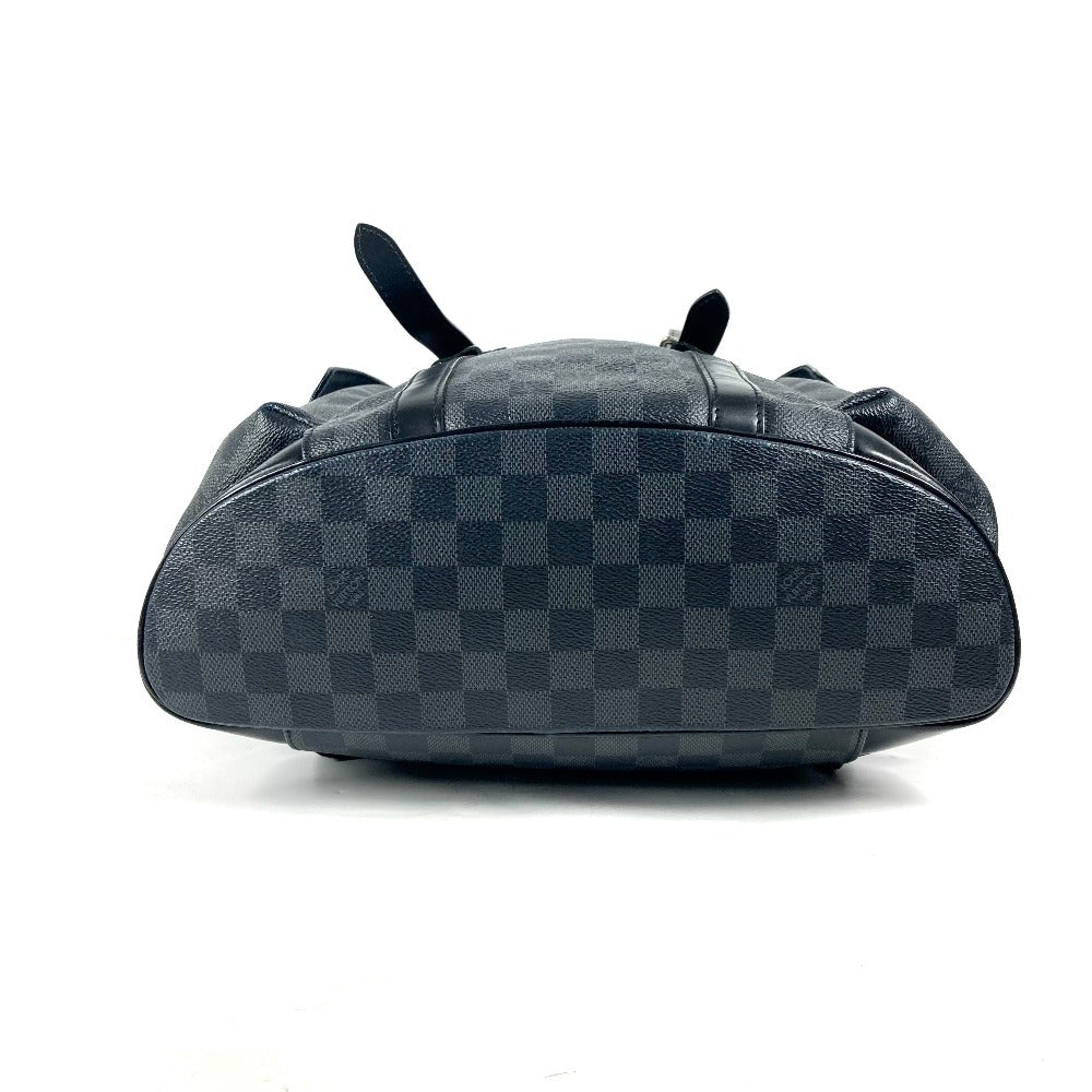 LOUIS VUITTON Backpack N41379 Damier Grafitto Canvas black Damier Grafitte Christopher MM mens Used