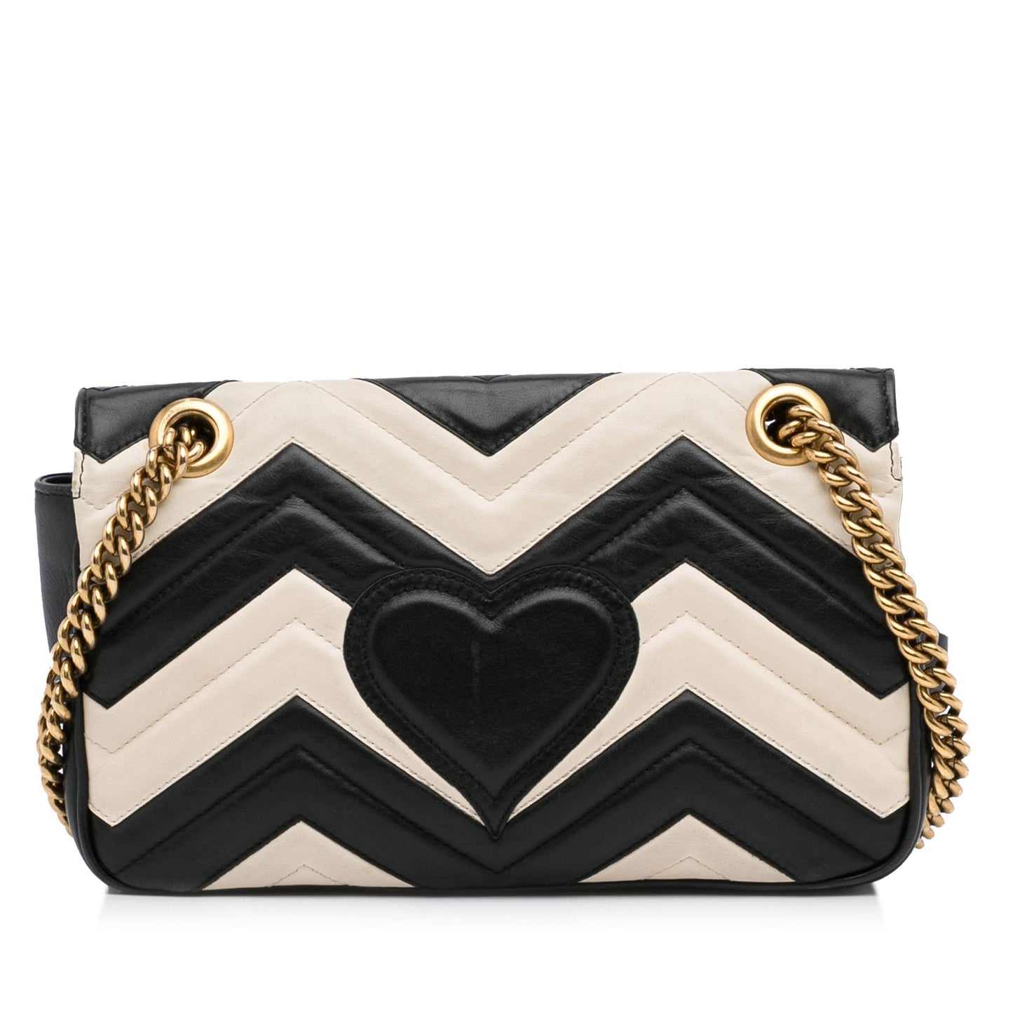 Gucci GG Marmont Bicolor Matelassé Leather