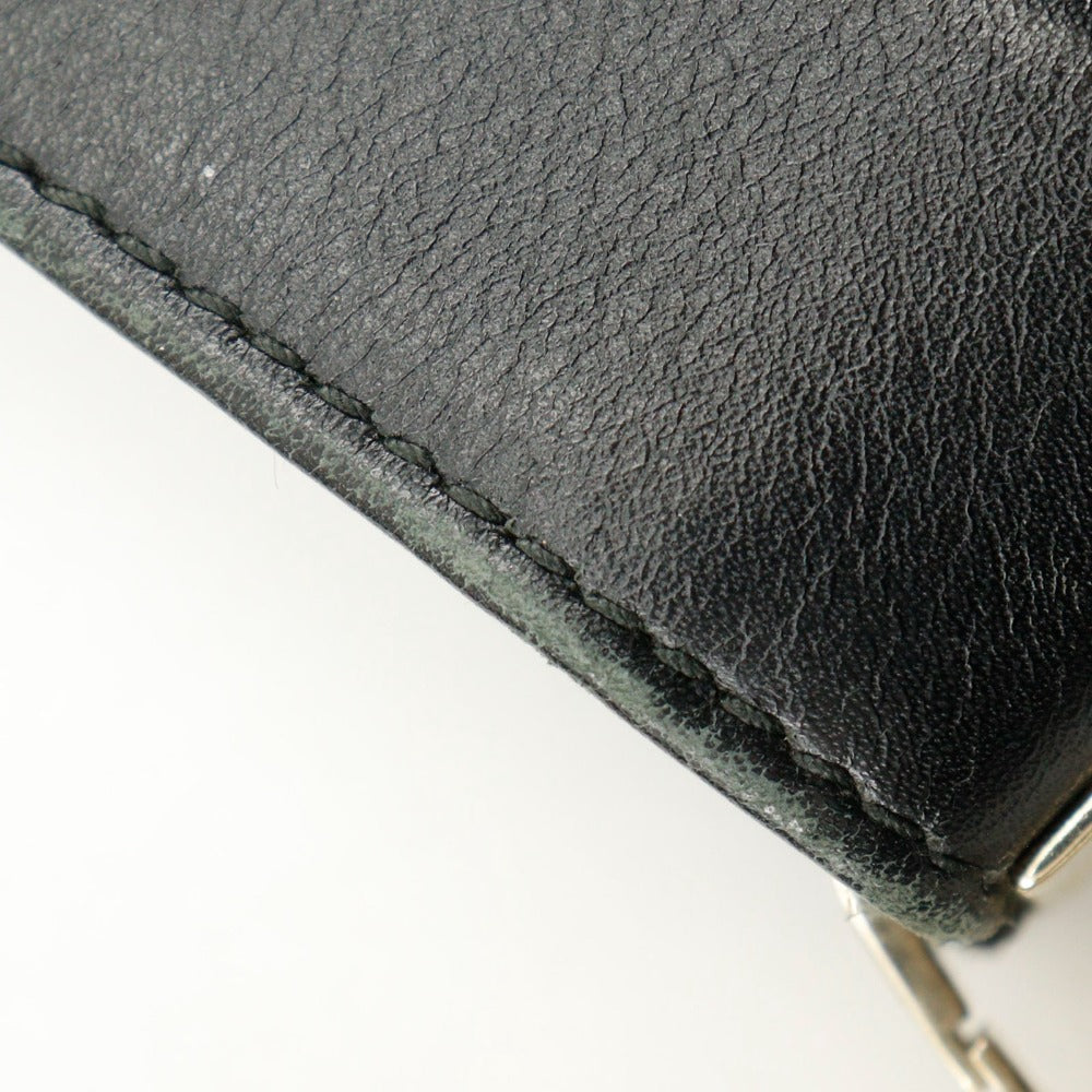 GUCCI Shoulder Bag 001.4231 GG canvas black one belt