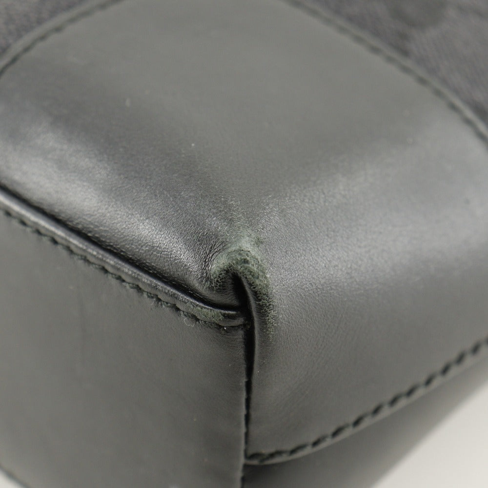 GUCCI Shoulder Bag 001.4231 GG canvas black one belt