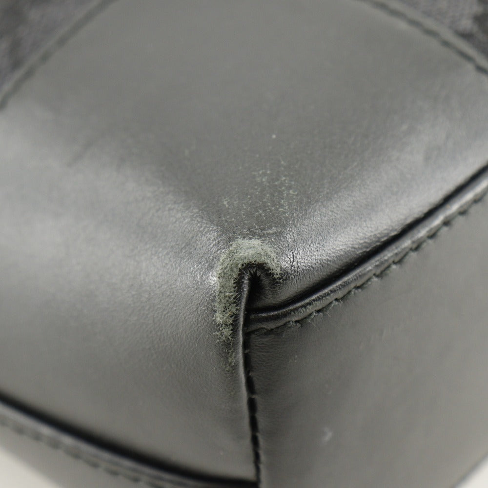GUCCI Shoulder Bag 001.4231 GG canvas black one belt
