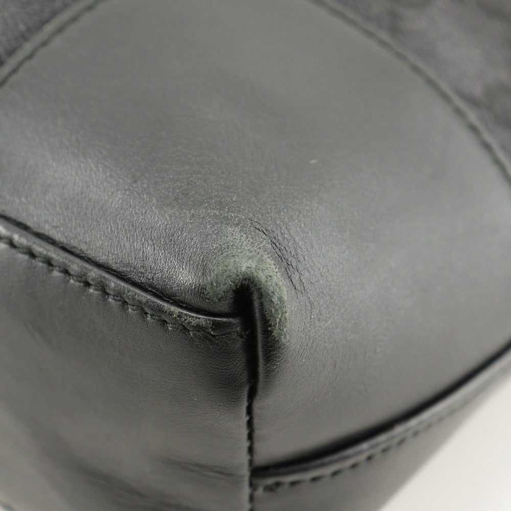 GUCCI Shoulder Bag 001.4231 GG canvas black one belt