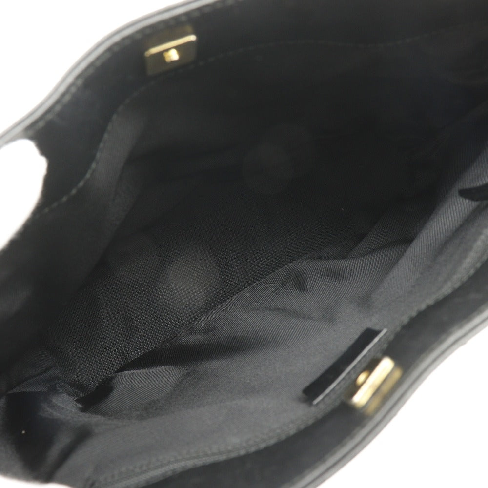 GUCCI Shoulder Bag 001.4231 GG canvas black one belt