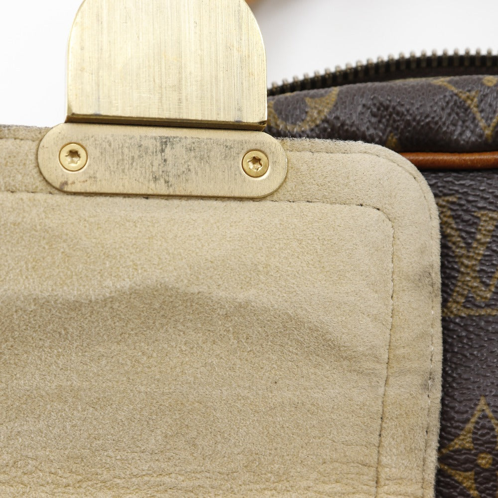 LOUIS VUITTON Handbag M40026 Monogram canvas Brown Manhattan PM