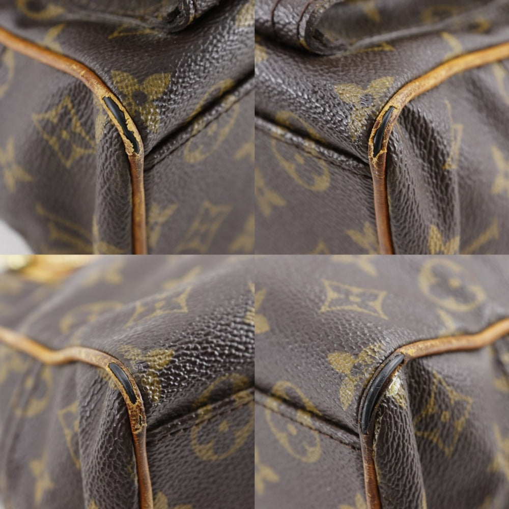 LOUIS VUITTON Handbag M40026 Monogram canvas Brown Manhattan PM