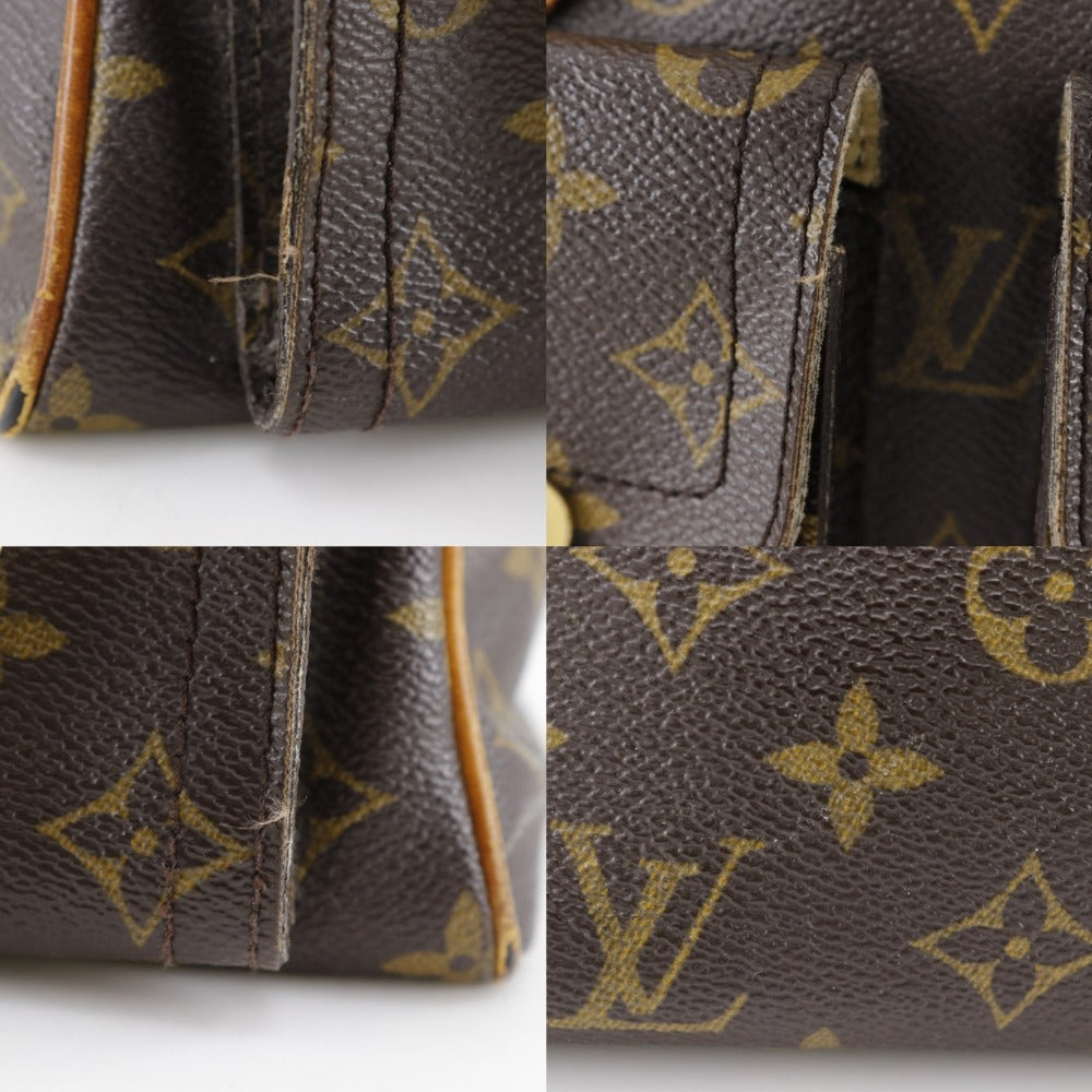 LOUIS VUITTON Handbag M40026 Monogram canvas Brown Manhattan PM