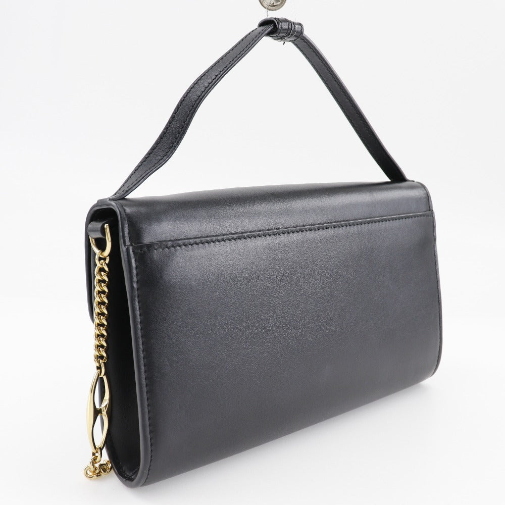 GUCCI Handbag 572375 Calfskin black 3WAY Clutch Shoulder Zumi