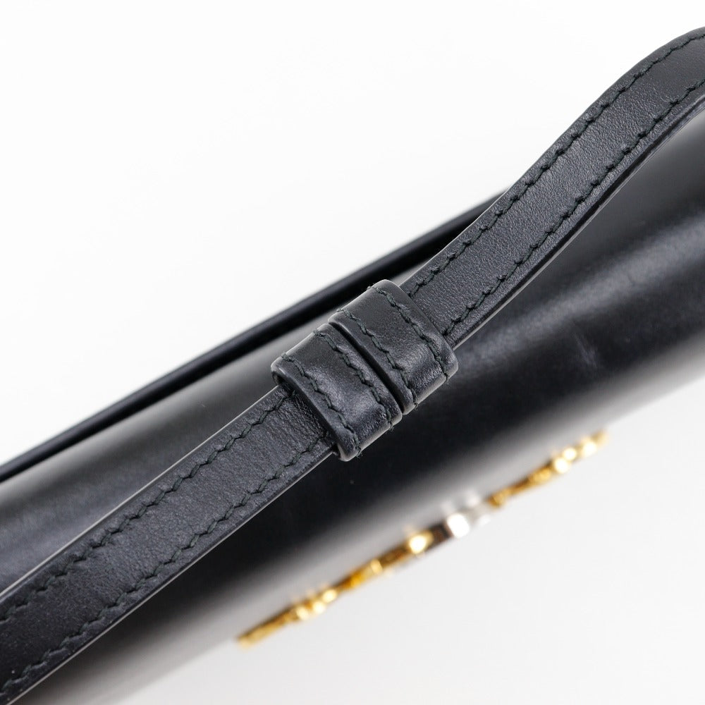 GUCCI Handbag 572375 Calfskin black 3WAY Clutch Shoulder Zumi