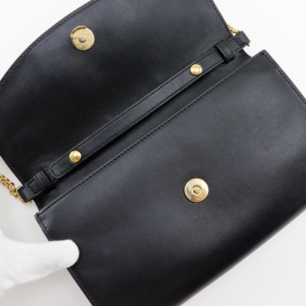 GUCCI Handbag 572375 Calfskin black 3WAY Clutch Shoulder Zumi