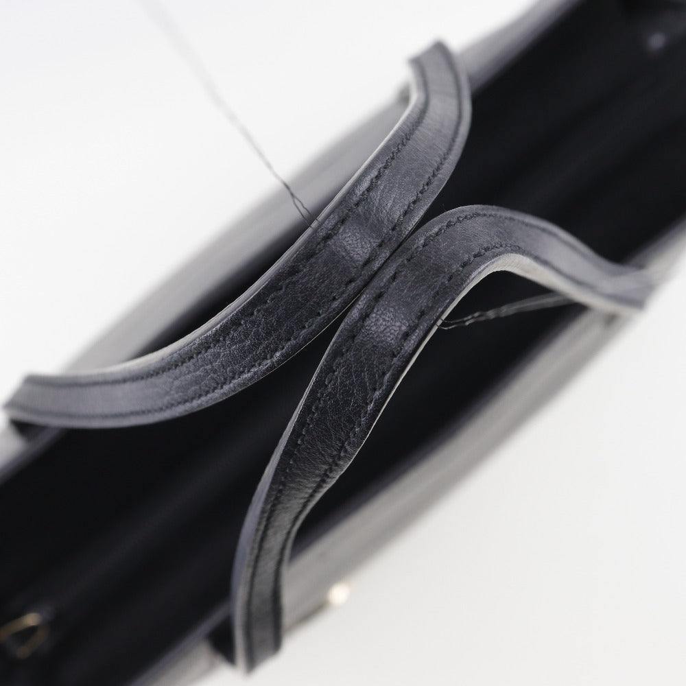 GUCCI Tote Bag 353581 leather black Interlocking G