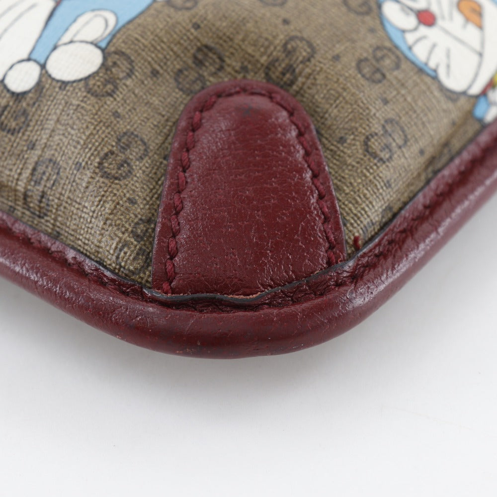 GUCCI Waist bag 647817 GG Supreme Canvas Brown Sling bag Doraemon collaboration
