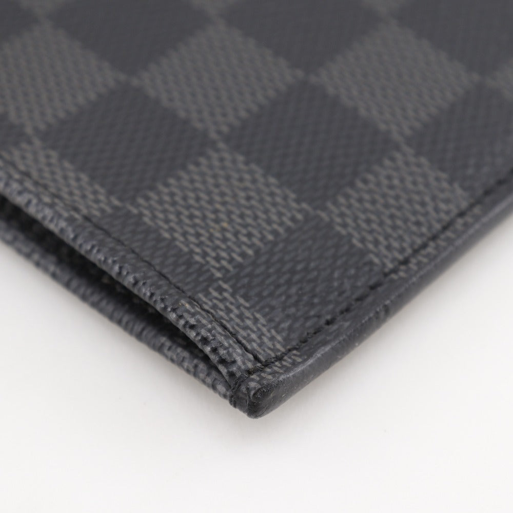 LOUIS VUITTON Clutch bag N41501 Damier Grafitto Canvas black Pochette Jules GM mens Used