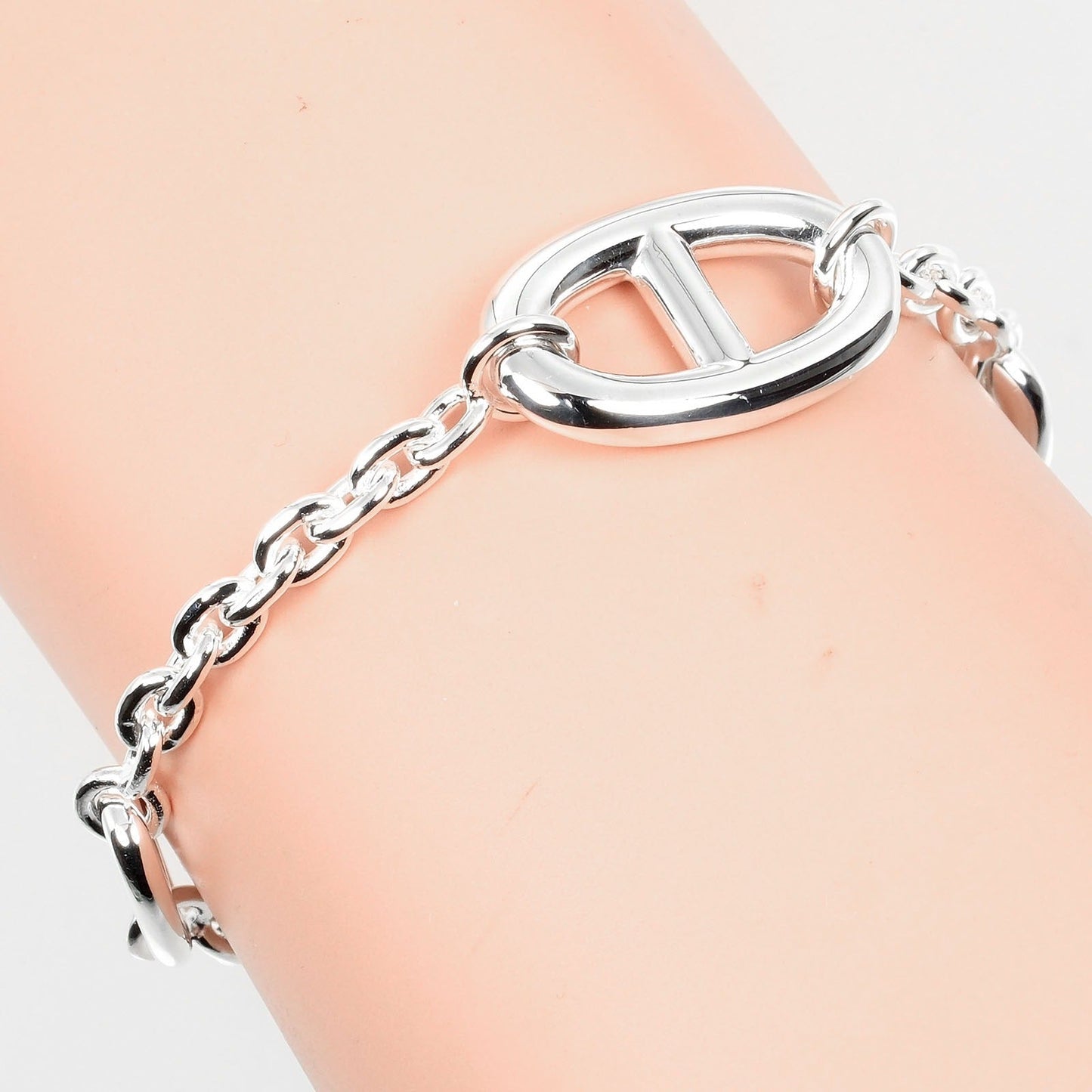 HERMES bracelet Silver925 Silver Chene Dunkle Farandole SH